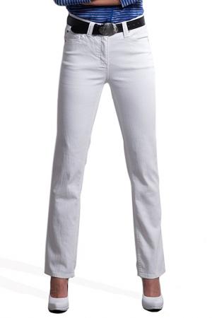 Прямые джинсы Million X Woman. Цвет: белый