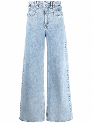 Широкие джинсы с завышенной талией Isabel Marant. Цвет: синий