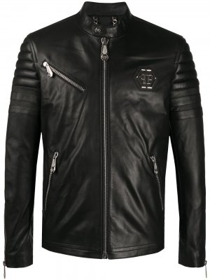 Куртка на молнии Philipp Plein. Цвет: черный