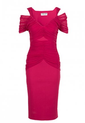 Платье CHIARA BONI. Цвет: бордовый