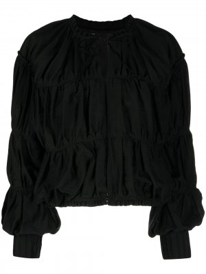 Куртка с объемными рукавами Muller Of Yoshiokubo. Цвет: черный