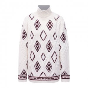 Кашемировый свитер Kiton. Цвет: кремовый