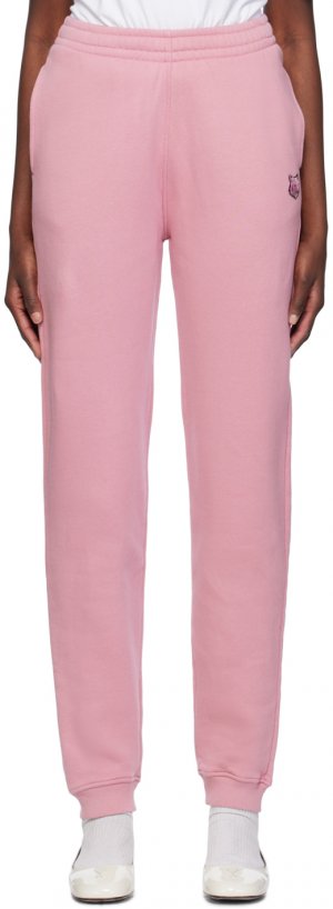 Розовые брюки для отдыха Bold Fox Head Maison Kitsune Kitsuné