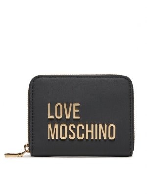 Большой женский кошелек Love Moschino, черный MOSCHINO