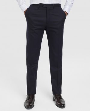 Мужские серые классические брюки, темно-синий Mirto. Цвет: синий