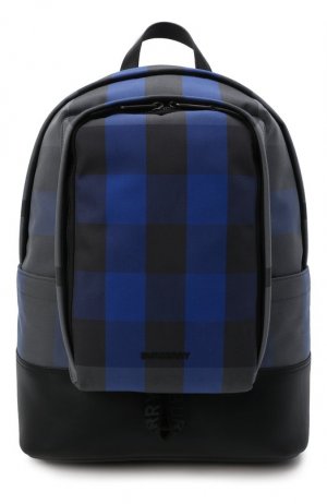 Текстильный рюкзак Burberry. Цвет: синий