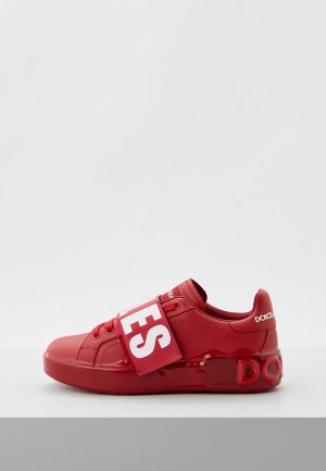 Кеды Dolce&Gabbana. Цвет: красный
