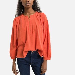 Блузка DES PETITS HAUTS. Цвет: оранжевый