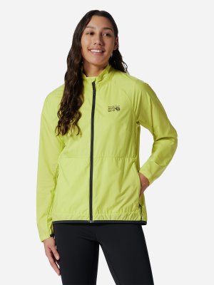 Ветровка женская Kor AirShell Full Zip Jacket, Желтый Mountain Hardwear. Цвет: желтый