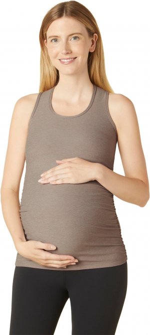 Майка Spacedye для беременных с борцовской спиной , цвет Birch Heather Beyond Yoga