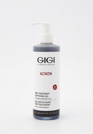 Гель для лица Gigi размягчающий ACNON Pre-treatment softening gel, 240 мл. Цвет: прозрачный