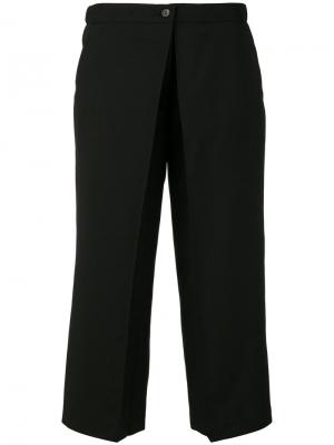 Укороченные брюки Aalto. Цвет: чёрный