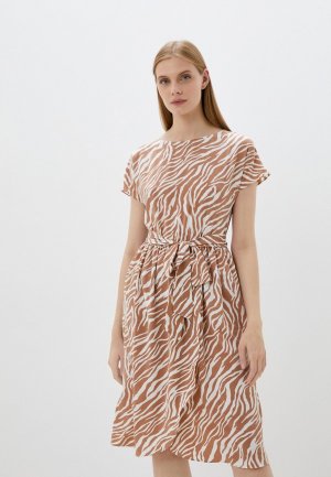 Платье Argent. Цвет: коричневый
