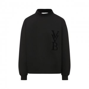 Пуловер из вискозы Victoria, Victoria Beckham. Цвет: чёрный