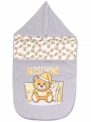 Конверт Teddy Bear с логотипом Moschino Kids. Цвет: серый