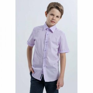 Школьная рубашка , размер 140/146, сиреневый Van Cliff. Цвет: фиолетовый/сиреневый