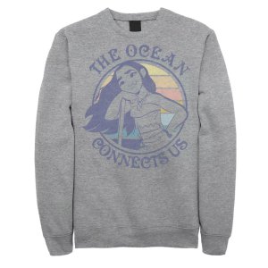 Мужская флисовая куртка Moana Ocean Connects Us Sunset Disney