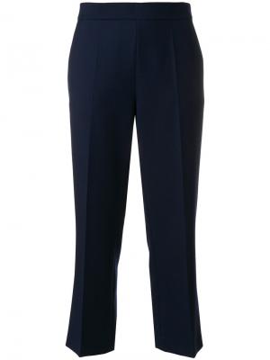 Укороченные брюки Odeeh. Цвет: синий