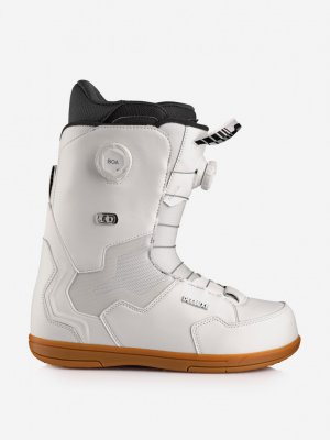 Сноубордические ботинки ID Dual Boa, Белый Deeluxe. Цвет: белый