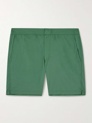 Прямые шорты для плавания средней длины SID MASHBURN, зеленый Mashburn