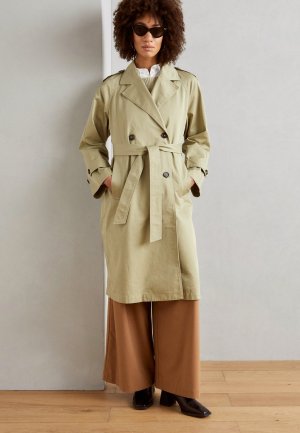 Тренч WITH BELT DOUBLE BREASTED LAPEL COLLAR WELT POCKETS Marc O'Polo, цвет steamed sage O'Polo