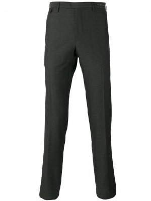 Классические зауженные брюки с принтом Pt01. Цвет: серый