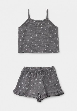 Пижама Sela Exclusive online. Цвет: серый