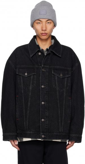 SSENSE Эксклюзивная черная джинсовая куртка Acne Studios