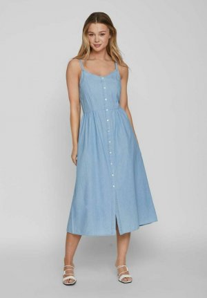 Джинсовое платье , светло-синий VILA