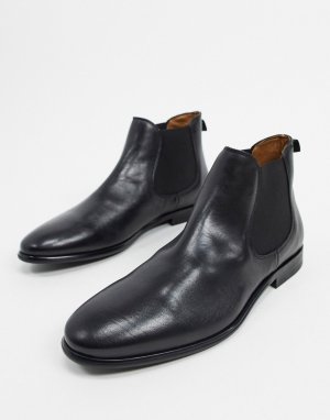 Черные кожаные ботинки челси wadda-Черный ALDO