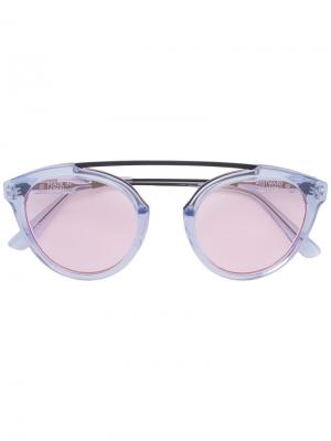 Солнцезащитные очки с розовыми стеклами Westward Leaning. Цвет: синий