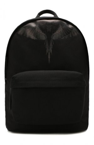 Текстильный рюкзак Marcelo Burlon. Цвет: чёрный