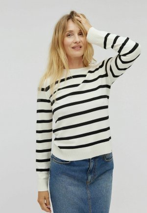 Вязаный свитер CANA , цвет sugar black stripe mbyM
