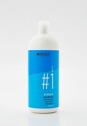 Шампунь Indola HYDRATE #1 WASH для увлажнения волос, 1500 мл.. Цвет: прозрачный