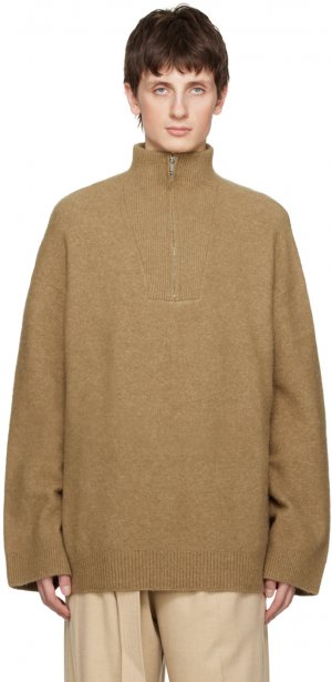 Светло-коричневый свитер Даско Nanushka