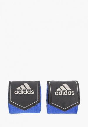 Бинты боксерские 2 шт. adidas Combat Boxing Crepe Bandage New Aiba Rules. Цвет: синий