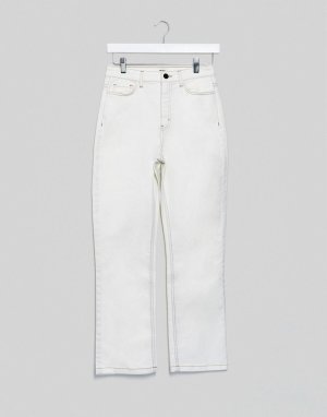 Белые джинсы прямого кроя -Белый Object