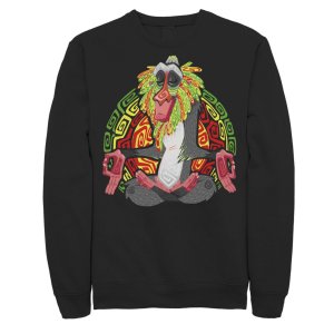Мужской флисовый пуловер для медитации Lion King Rafiki Disney