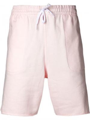 Спортивные шорты Maison Kitsuné. Цвет: розовый и фиолетовый