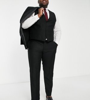 Свадебные брюки узкого кроя в стиле смокинга Plus-Черный French Connection