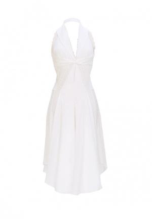 Платье Ано Белый сфинкс. Цвет: белый