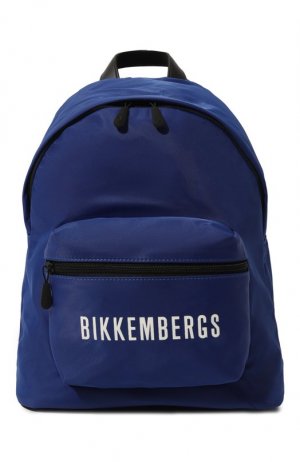 Текстильный рюкзак Dirk Bikkembergs. Цвет: синий