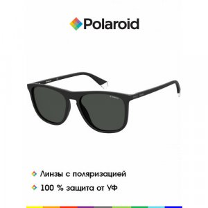Солнцезащитные очки PLD2092S003, черный Polaroid. Цвет: черный