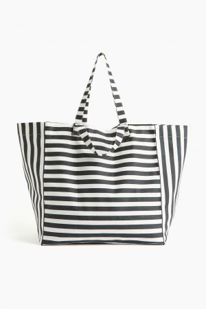 Пляжная сумка из хлопкового полотна H&M