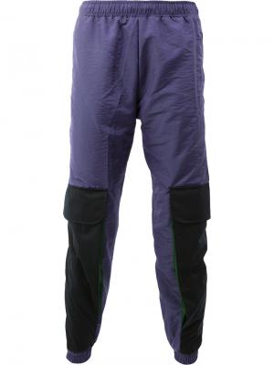 Спортивные брюки дизайна колор-блок Cottweiler. Цвет: многоцветный