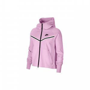 Sports Breathable Windproof Hooded Jacket Women Jackets Pink CW4299-680 Nike