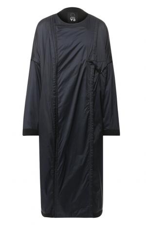 Пальто свободного кроя с накладным карманом Y-3. Цвет: черный