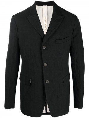 Пиджак с заостренными лацканами Forme D’expression. Цвет: черный