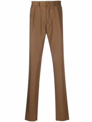 Зауженные брюки Caruso. Цвет: коричневый