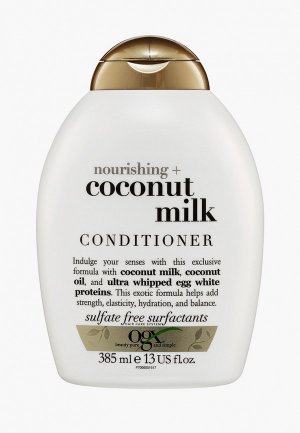 Кондиционер для волос Ogx с кокосовым молоком, 385 мл. Цвет: прозрачный